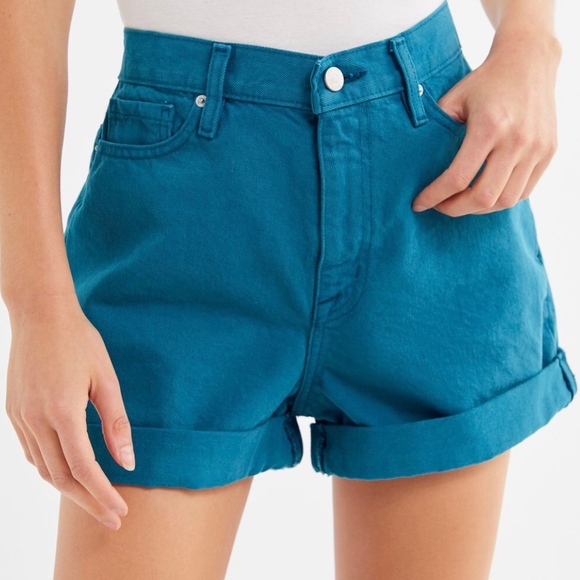 BDG Pants - Teal Denim Shorts